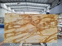 Laje de mármore italiano Giallo Siena